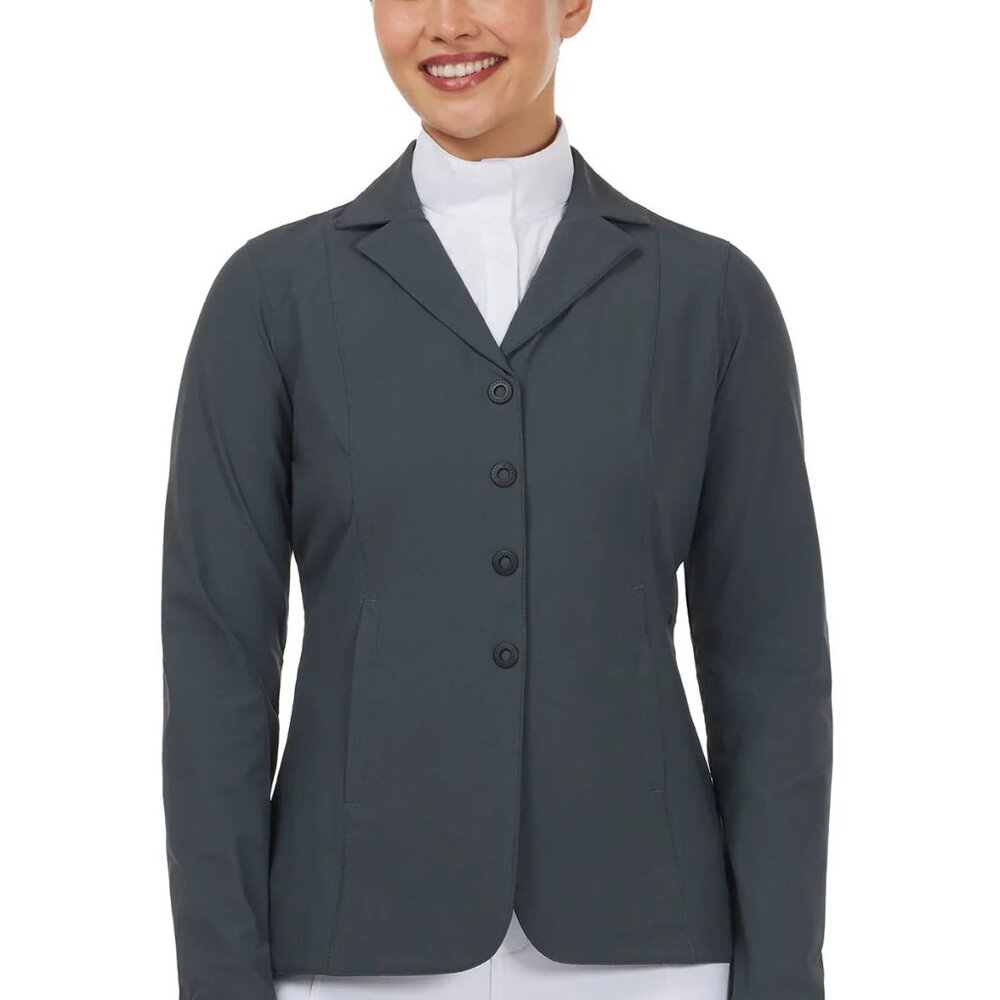 NWT KERRITS Stretch Competitor Show Koat Size Large Color: Pine Horse Riding